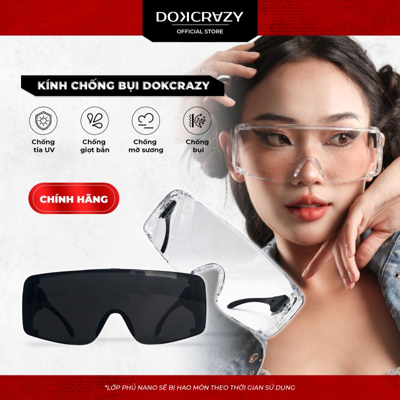 Chọn kính chống bụi đi xe máy