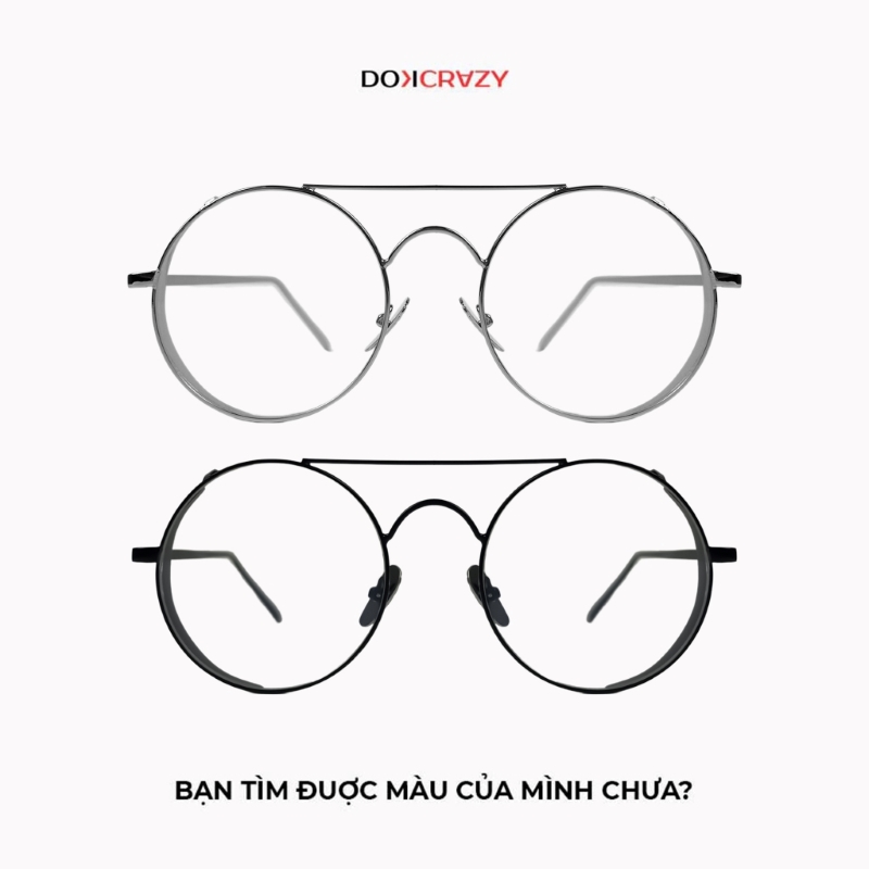 Xu hướng kính mắt tròn hiện nay